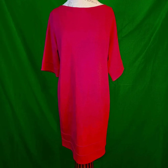 St. John Dresses & Skirts - NWT St John Womens Grenadine‎ Red Wool Sheath Dress 10